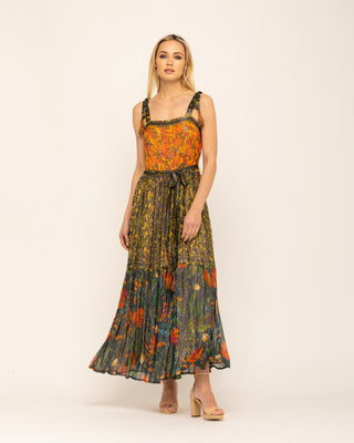 Vestido largo con tirantes