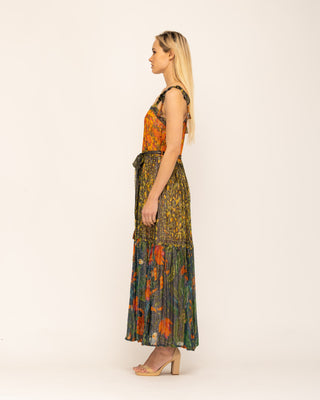 Vestido largo con tirantes