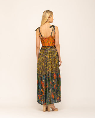 Vestido largo con tirantes