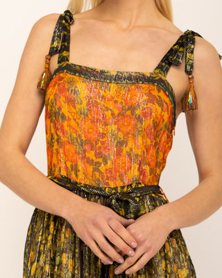Vestido largo con tirantes