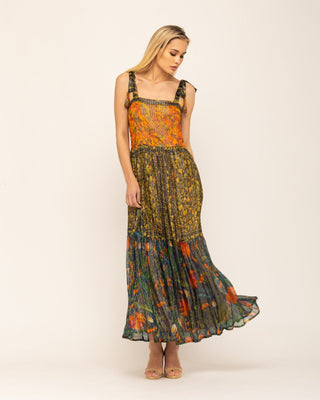 Vestido largo con tirantes