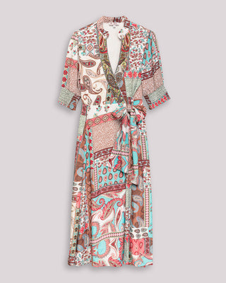 Vestido midi estampado