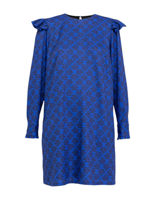 Vestido corto volantes