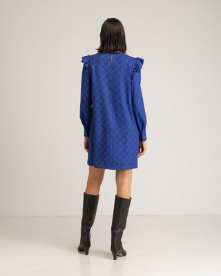 Vestido corto volantes
