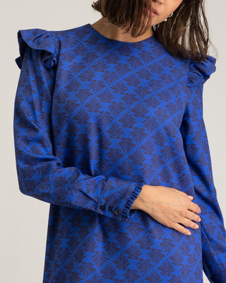 Vestido corto volantes