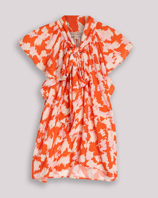 Blusa de mujer Zia con lazada y volantes