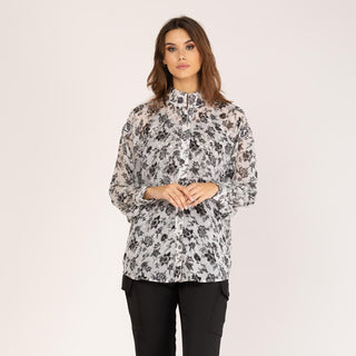 Camisa manga larga con forro estampado