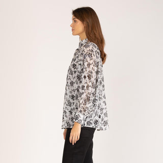 Camisa manga larga con forro estampado