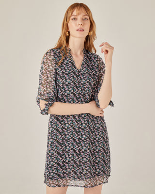 Vestido corto recto