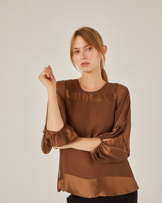 Blusa manga larga