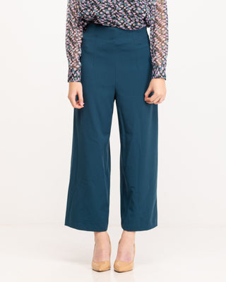 Pantalón culotte con pinzas