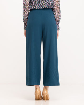 Pantalón culotte con pinzas