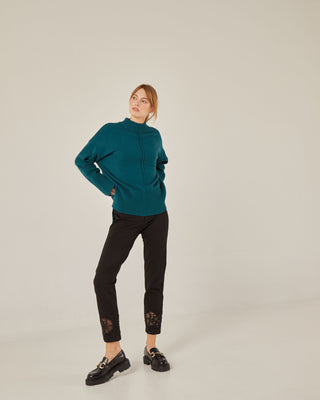 Jersey oversize cuello redondo