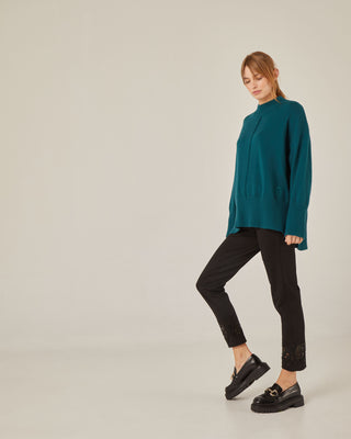 Jersey oversize cuello redondo