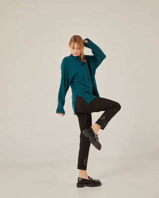 Jersey oversize cuello redondo