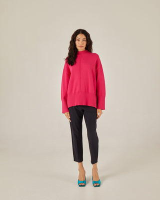 Jersey oversize cuello redondo