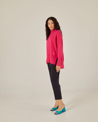 Jersey oversize cuello redondo