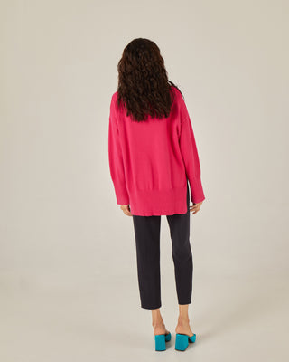 Jersey oversize cuello redondo