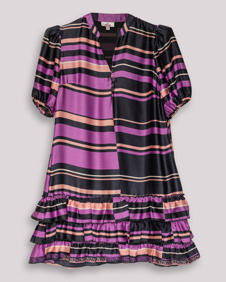 Vestido corto con volantes