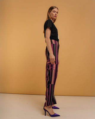 Pantalón recto con bolsillos cargo