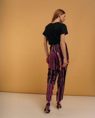 Pantalón recto con bolsillos cargo