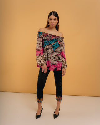 Blusa hombros caídos