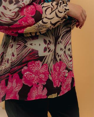 Blusa hombros caídos