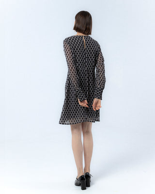 Vestido estampado geométrico Lia