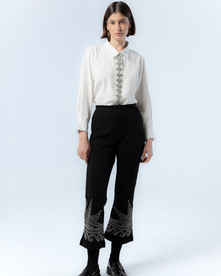 camisa blanca de lentejuelas Lucía.
