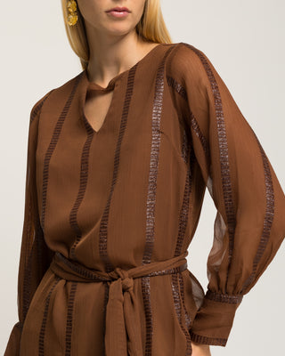 Vestido Marrón Lara
