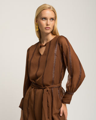 Vestido Marrón Lara