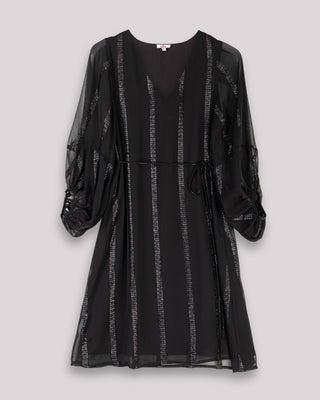Vestido Lara Bordado Negro
