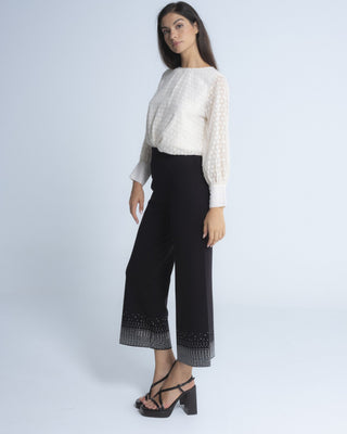 Pantalón con brillos Emilia Negro