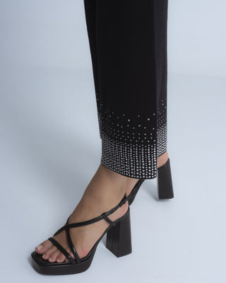 Pantalón con brillos Emilia Negro