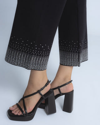 Pantalón con brillos Emilia Negro