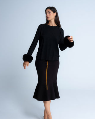 Jersey negro de pelo Rita