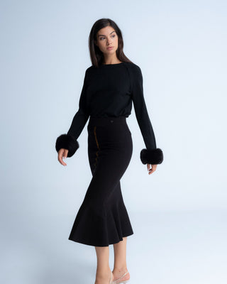 Jersey negro de pelo Rita