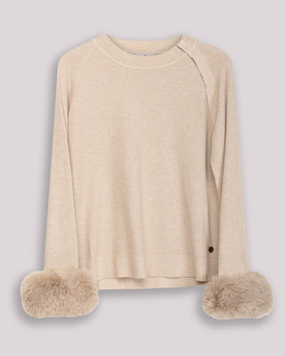 Jersey de pelo Rita Beige