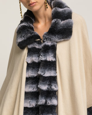 Poncho Pelo Beige Carmen