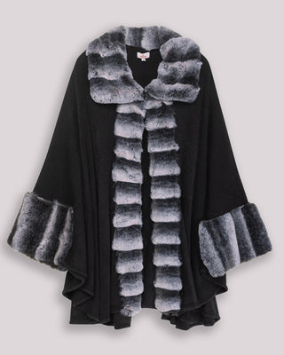 Poncho Pelo Negro Carmen