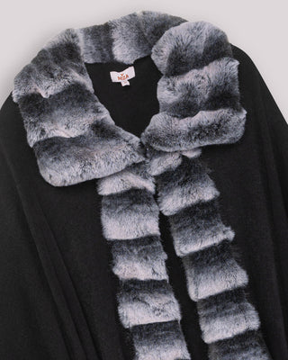 Poncho Pelo Negro Carmen