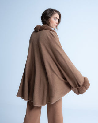Poncho lurex Petra Caqui
