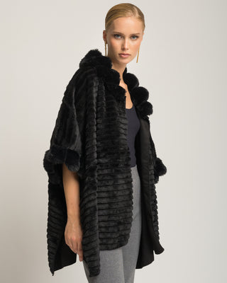 Poncho negro Miranda