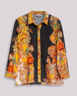 Representación visual de camisa estampada oversize rania