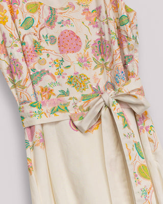 Foto representativa de vestido flores blanco verbena