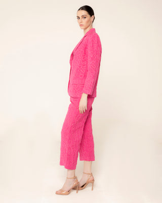 Foto representativa de blazer rosa fucsia dory
