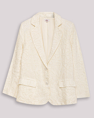 Blazer Blanca Entallada Dory