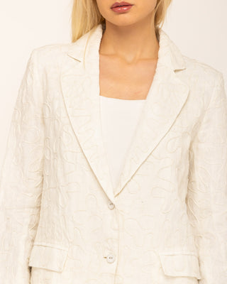 Blazer Blanca Entallada Dory