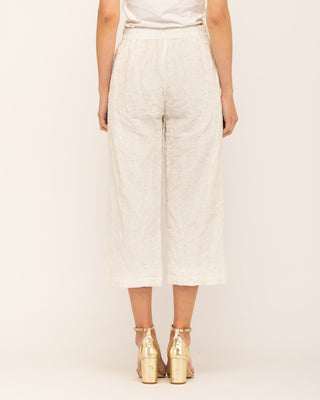 Pantalón Bordado Blanco Dory