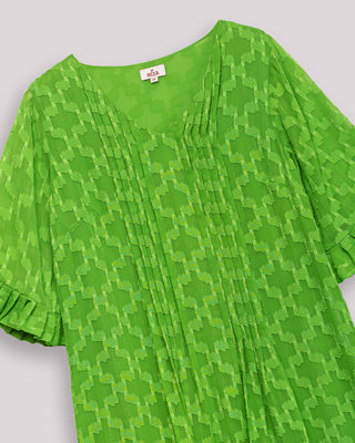 Vestido Corto Boho Verde Pistacho Milos